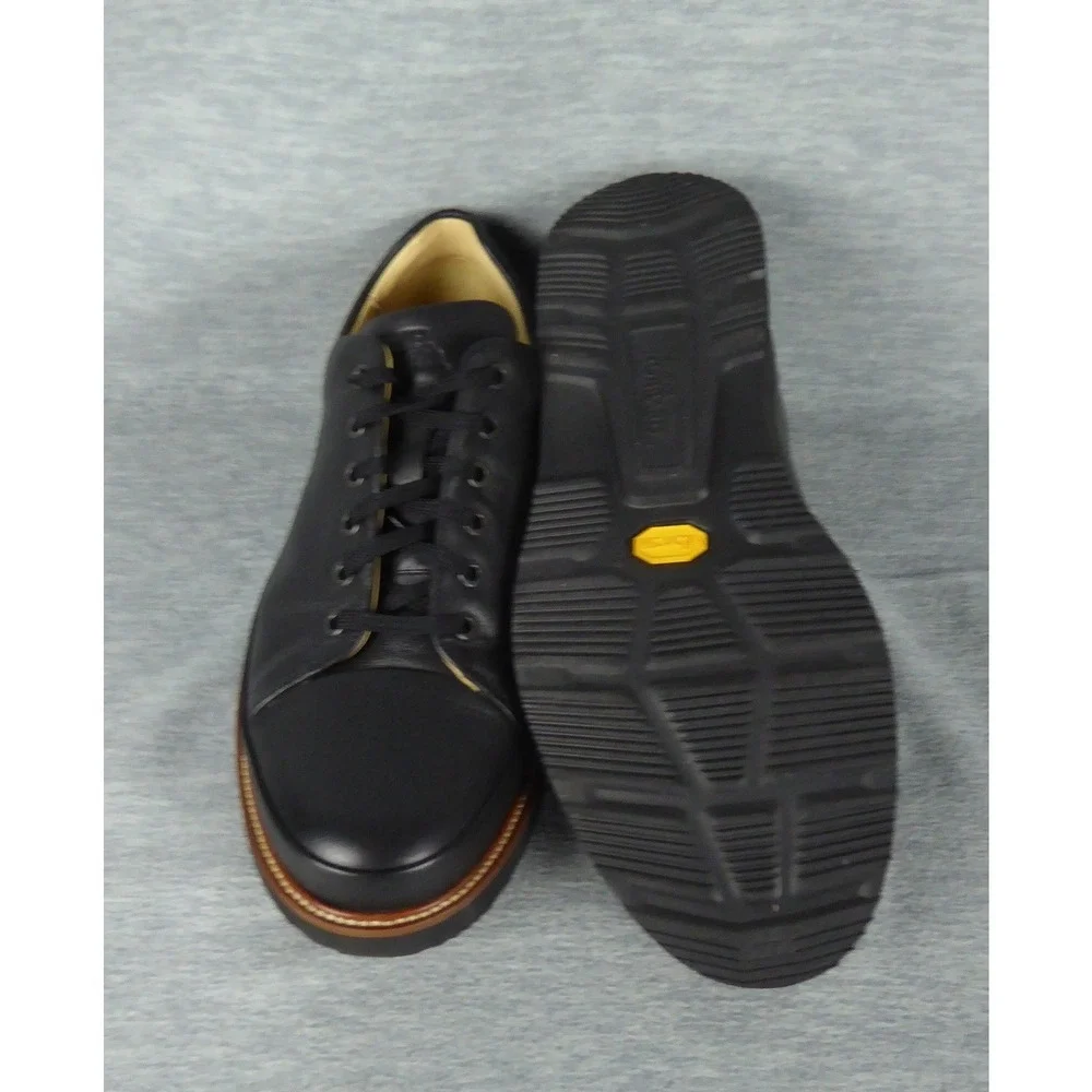 Samuel Hubbard Dress Fast Shoes Mens 11 XW Black Leather Oxfords Comfort Casual